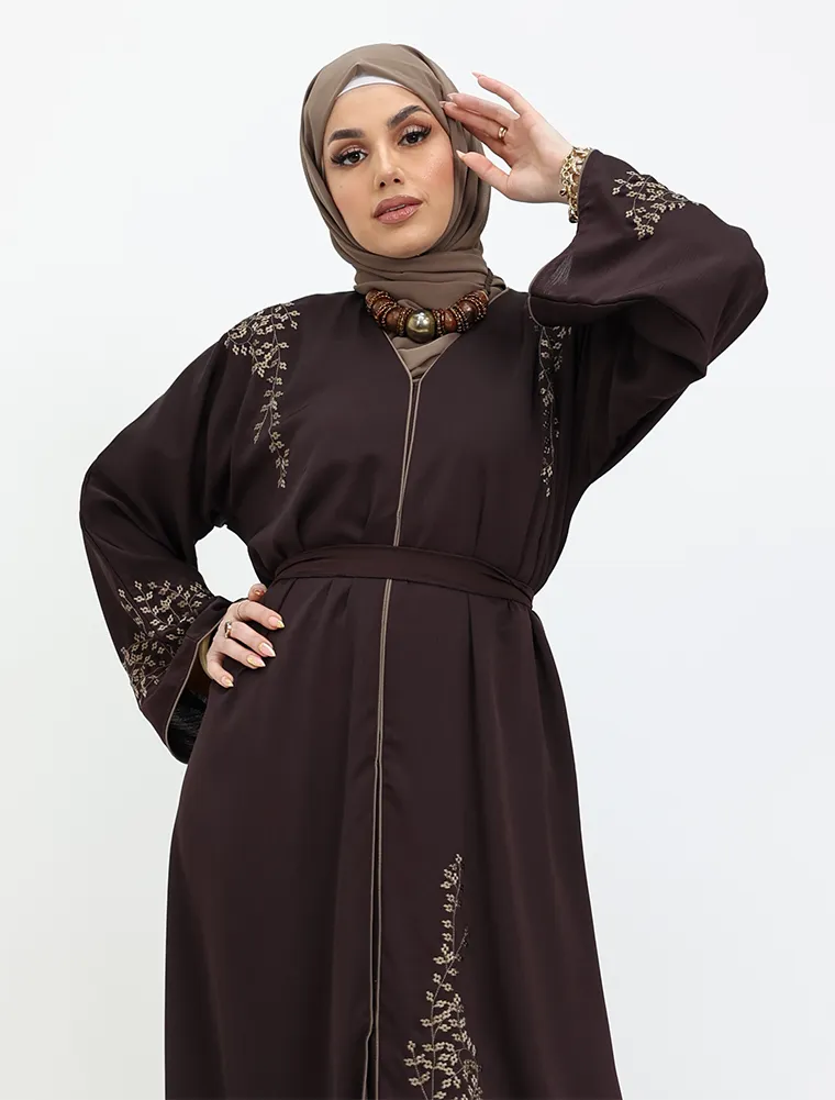 Brown Huraira Abaya